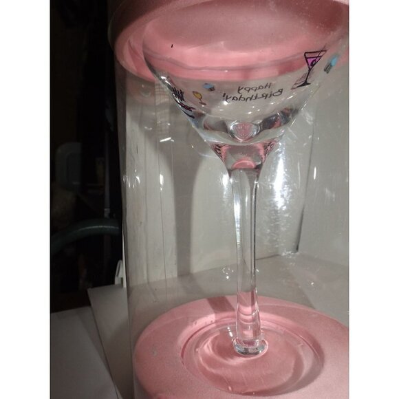 Minx Collector's Happy Birthday Martini Glass 6 oz. - Picture 3 of 6